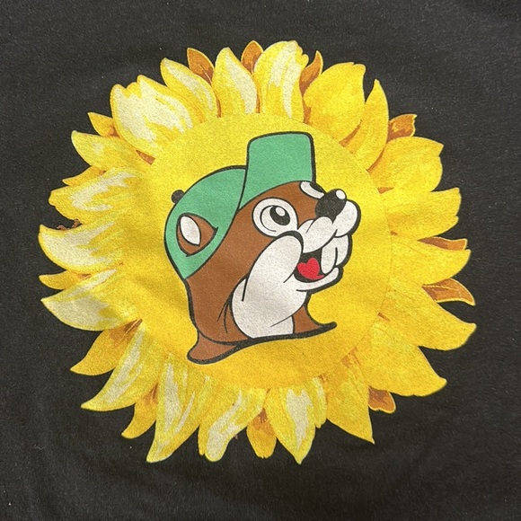 Buc-ee’s Black Yellow "You Are My Sunshine" Sunflowers Graphic T-Shirt Adult MD - Picture 9 of 12